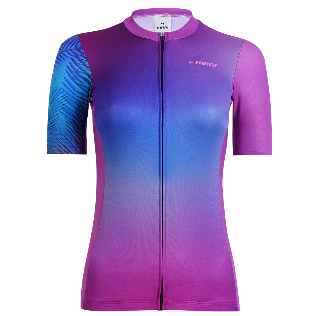 Race-fit cycling jersey with moisture-wicking technology for comfort