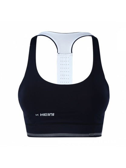 High-performance women's sports bra with moisture-wicking technology