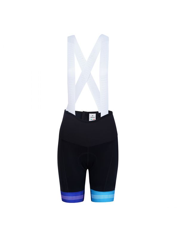 Conquer any distance in comfort with these supportive women's cycling bib shorts.